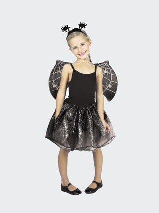 Set tutu + ails + serre-tête araignée