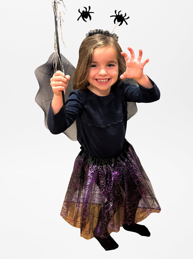 Set tutu + baguette + serre-tête + ailes - 3 pièces Violet - Kiabi