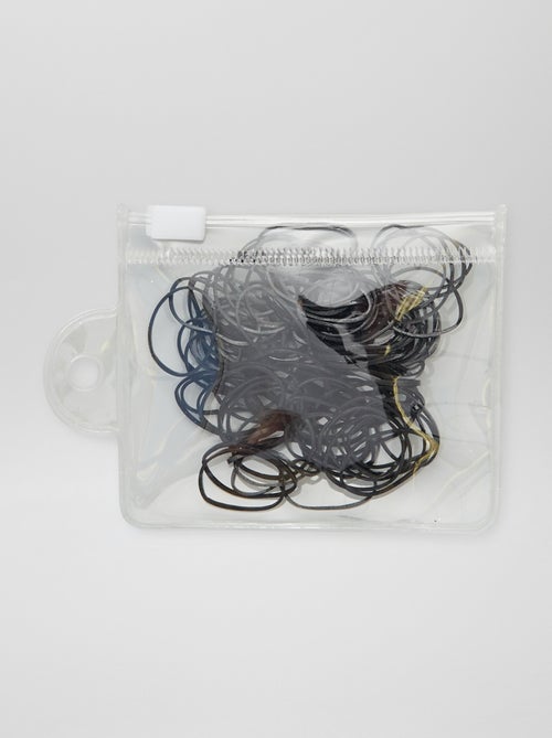 Set van 100 gekleurde elastiekjes - Kiabi