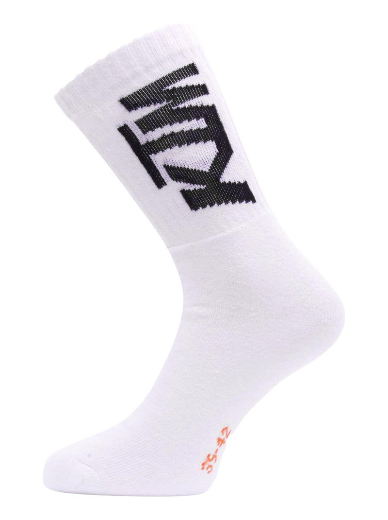 Set van 12 paar herentennisschoenen Wit - Kiabi