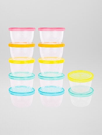 Set van 12 potjes 250 ml 'Badabulle'