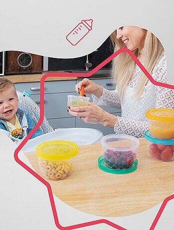 Set van 12 potjes 250 ml 'Badabulle'