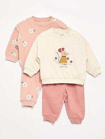 Set van 2 2-delige sets - sweatshirt + broek