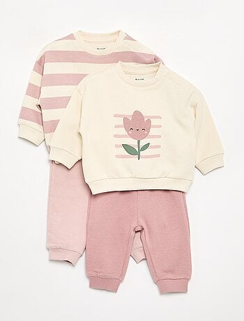 Set van 2 2-delige sets - sweatshirt + broek