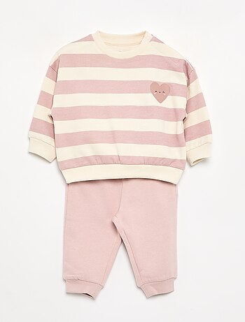 Set van 2 2-delige sets - sweatshirt + broek