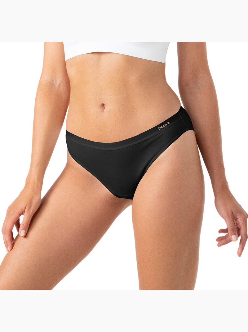 Set van 2 absorberende slips dames dailyz athena Zwart - Kiabi