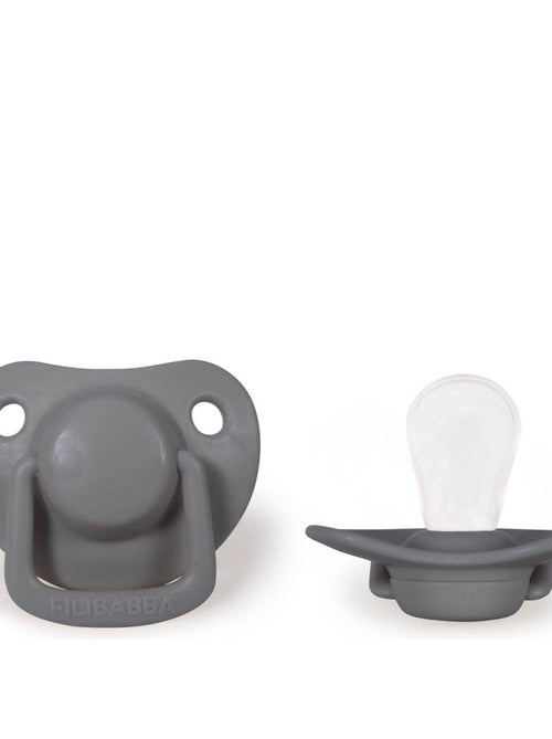 Set van 2 anatomische siliconen fopspenen 0-6m - Kiabi
