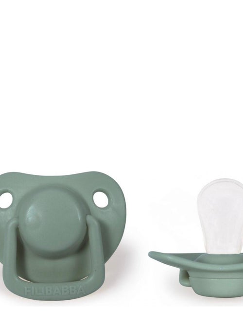 Set van 2 anatomische siliconen fopspenen 0-6m - Kiabi