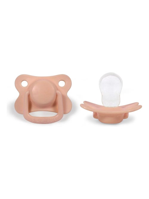 Set van 2 anatomische siliconen fopspenen 6 maanden en ouder - Kiabi