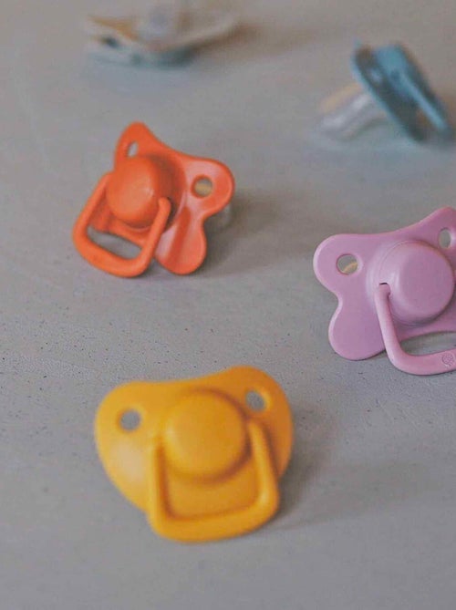 Set van 2 anatomische siliconen fopspenen 6 maanden en ouder - Kiabi
