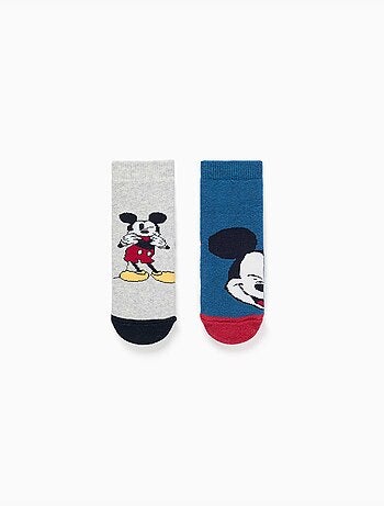 Set van 2 antislip badstof sokken met mickey