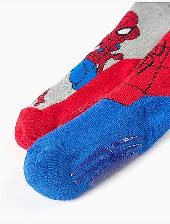 Set van 2 antislip badstof sokken met spider-man
