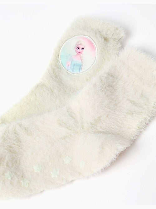 Set van 2 antislip pluche sokken met Elsa - Kiabi