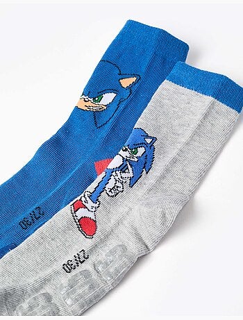 Set van 2 antislip sokken met sonic prints