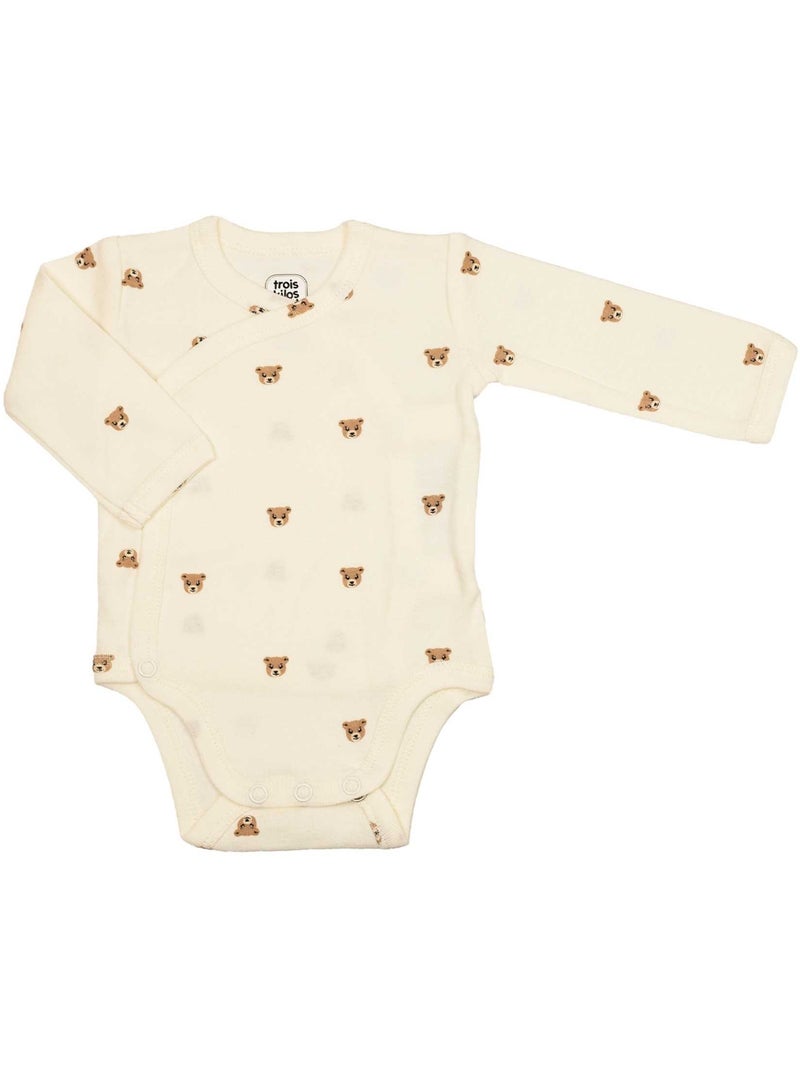 Set van 2 babyrompers Ecru - Kiabi