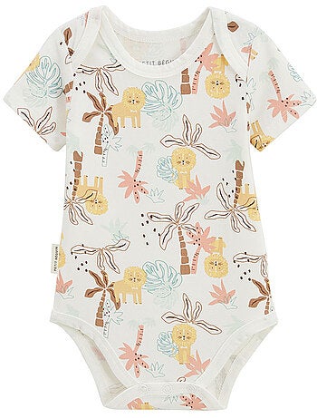 Set van 2 babyrompertjes met korte mouwen auguste