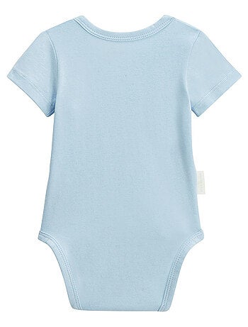Set van 2 babyrompertjes met korte mouwen en overslagopening, zeste d'amour