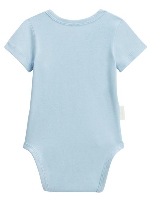 Set van 2 babyrompertjes met korte mouwen en overslagopening, Zeste d'amour - Kiabi