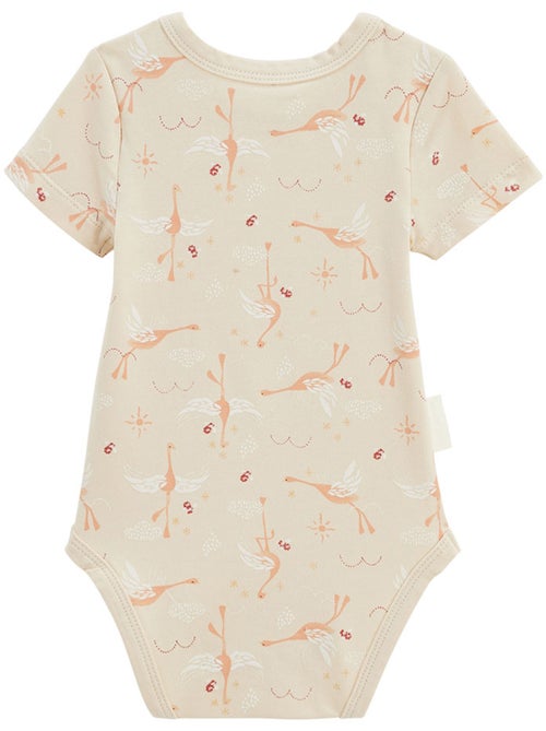 Set van 2 babyrompertjes met korte mouwen, zomerpoëzie. - Kiabi Set van 2 babyrompertjes met korte mouwen, zomerpoëzie. - Kiabi