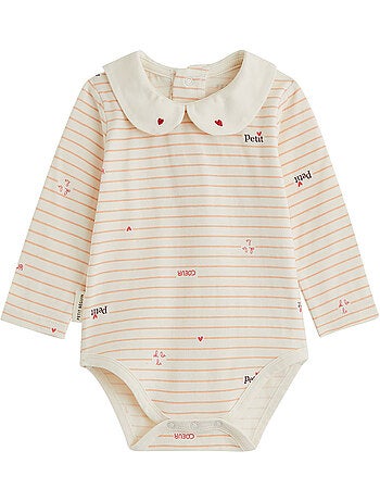 Set van 2 babyrompertjes met lange mouwen aimée