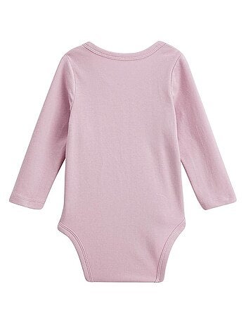 Set van 2 babyrompertjes met lange mouwen en een overslagopening van miss chatchatchat