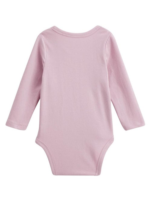 Set van 2 babyrompertjes met lange mouwen en een overslagopening van Miss Chatchatchat - Kiabi