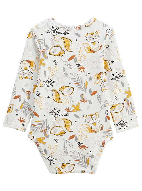 Set van 2 babyrompertjes met lange mouwen Petit Loup - Kiabi
