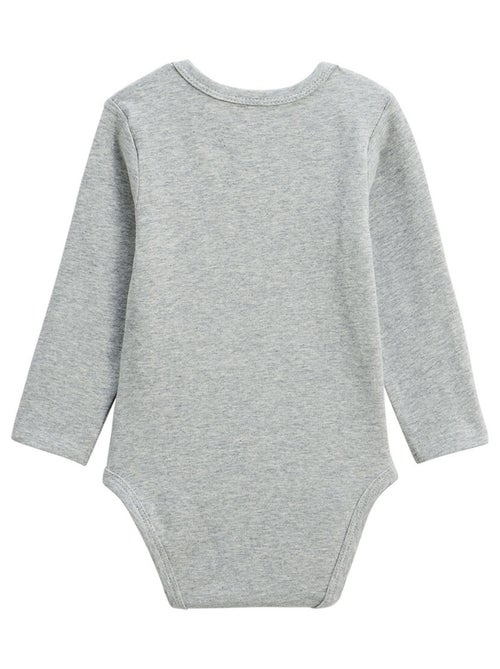 Set van 2 babyrompertjes met lange mouwen Petit Loup - Kiabi