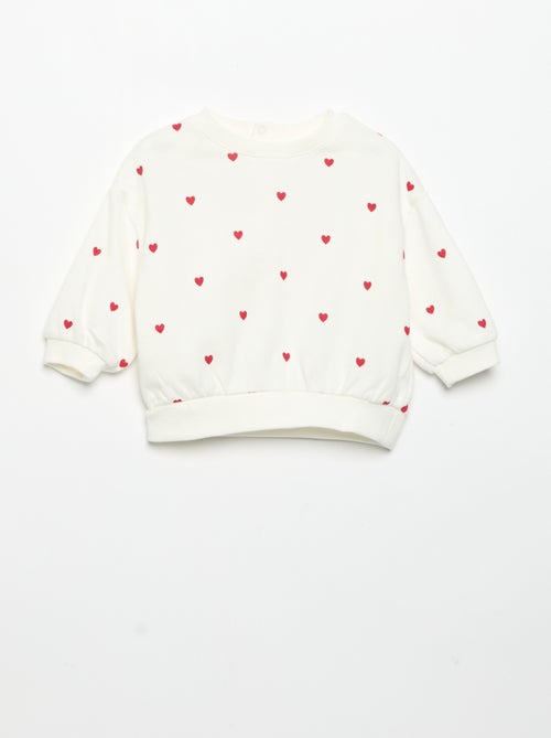 Set van 2 bedrukte sweatshirts - Kiabi Set van 2 bedrukte sweatshirts - Kiabi