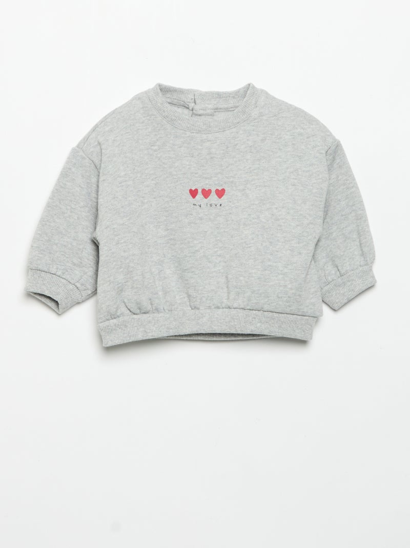 Set van 2 bedrukte sweatshirts Wit - Kiabi