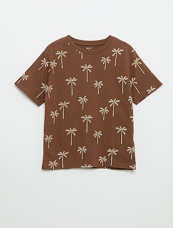 Set van 2 bedrukte T-shirts met korte mouwen