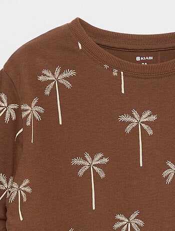 Set van 2 bedrukte T-shirts met korte mouwen