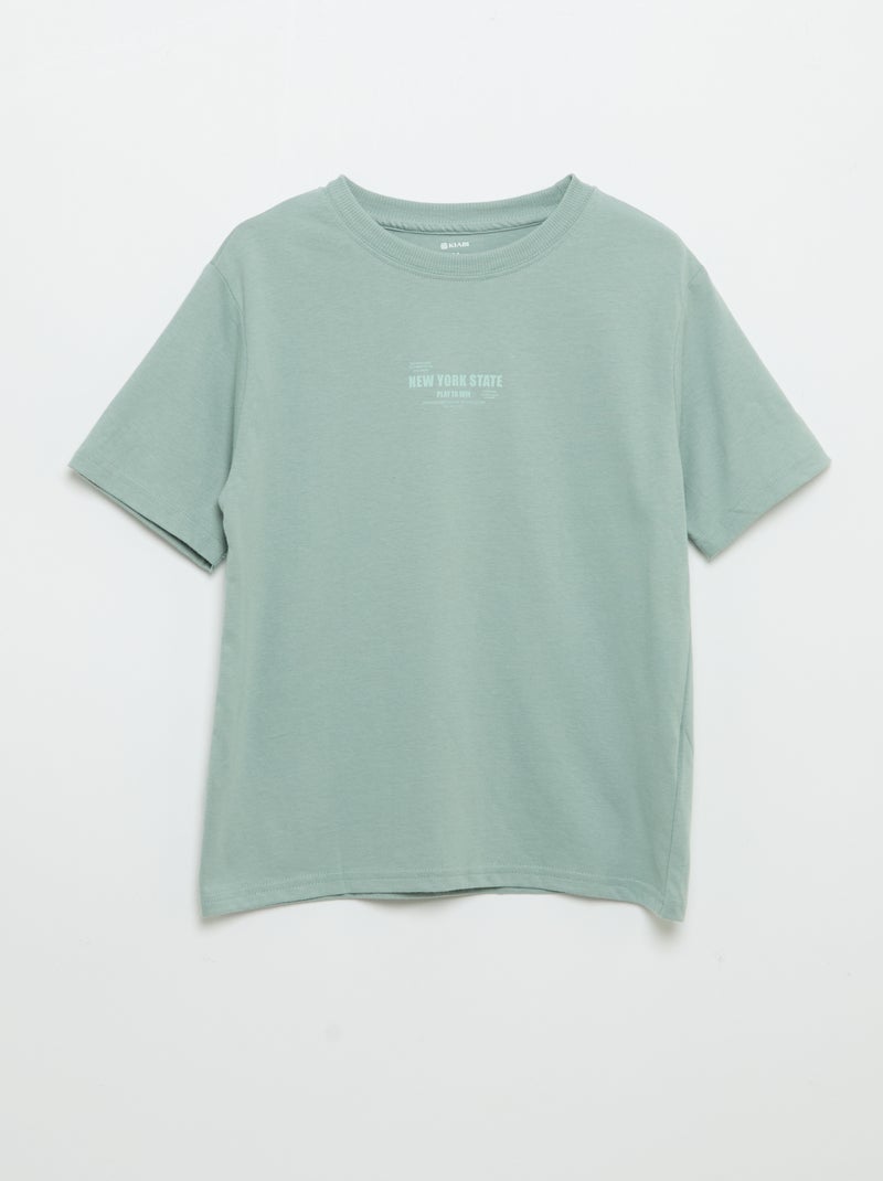 Set van 2 bedrukte T-shirts met korte mouwen Rood - Kiabi