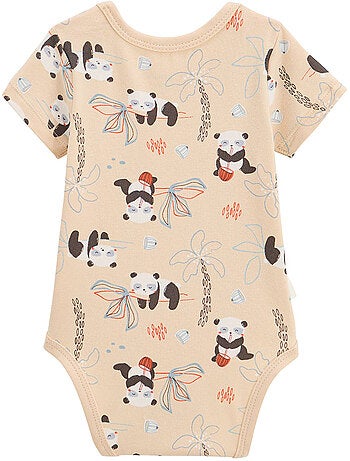 Set van 2 bento babyrompertjes met korte mouwen