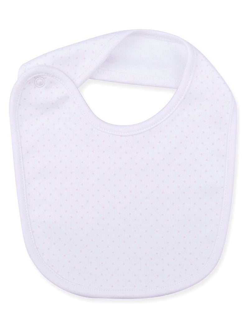 Set van 2 biologische katoenen slabbetjes "dreams", comfort en veiligheid voor baby Roze - Kiabi