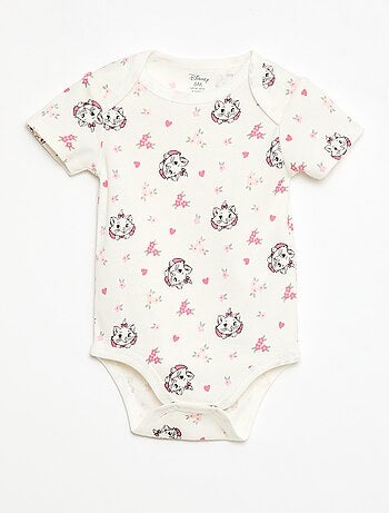 Set van 2 bodies met korte mouwen 'Disney' 'Marie'