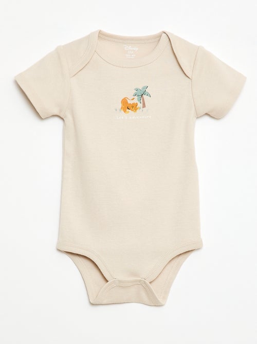 Set van 2 bodies met korte mouwen 'Disney' 'Simba' - Kiabi