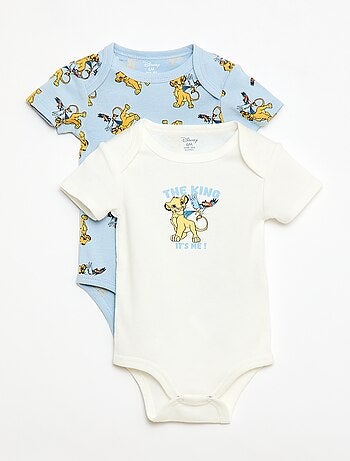Set van 2 bodies met korte mouwen 'Disney' 'Marie'