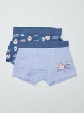 Set van 2 boxershorts 'Captain America' BLAUW - Kiabi
