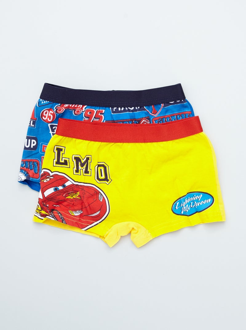 Set van 2 boxershorts 'Cars' GEEL - Kiabi