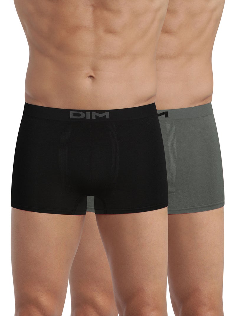 Set van 2 boxershorts 'DIM' Grijs - Kiabi