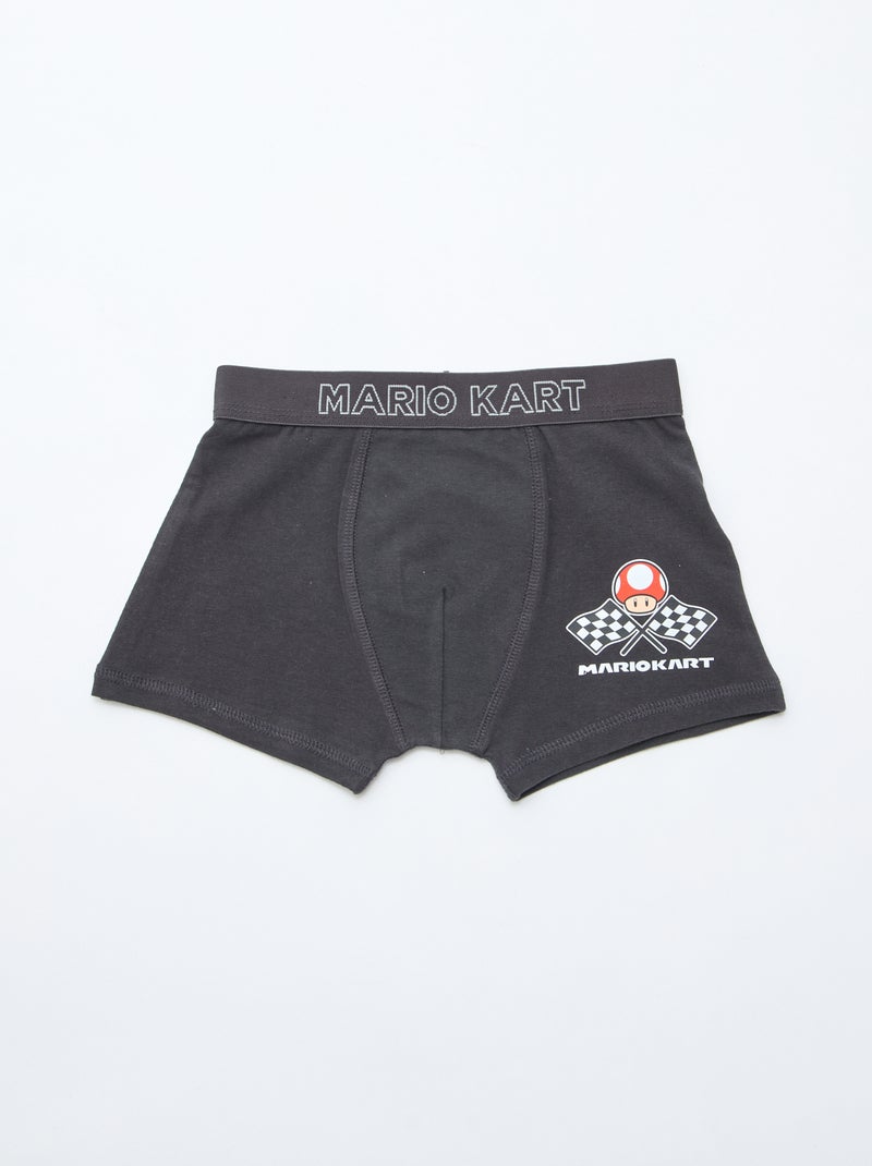 Set van 2 boxershorts 'Mario Kart' 'Nintendo' Zwart - Kiabi