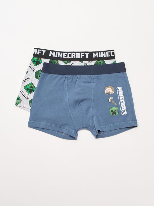 Set van 2 boxershorts 'Minecraft' - Kiabi