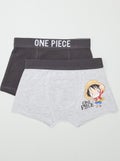 Set van 2 boxershorts 'One Piece' ZWART - Kiabi