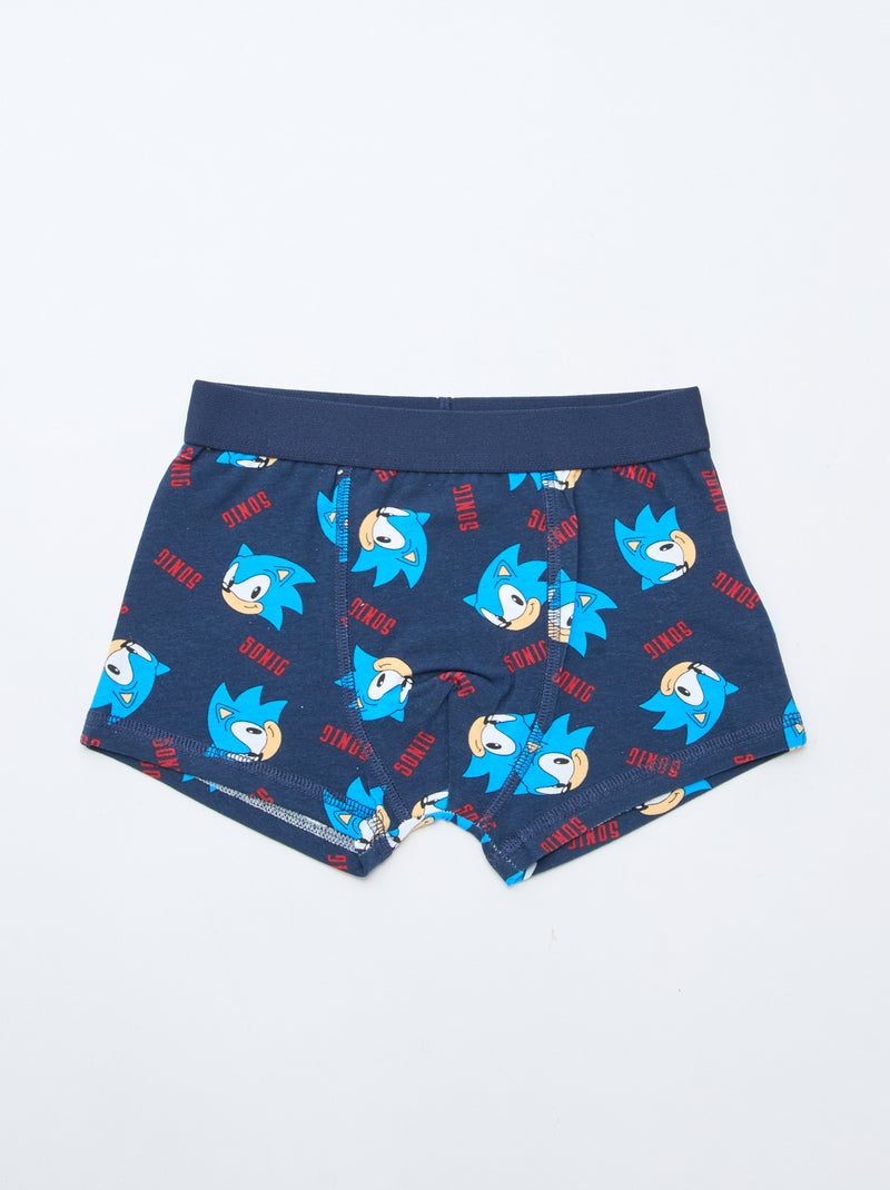 Set van 2 boxershorts 'Sonic' Blauw - Kiabi