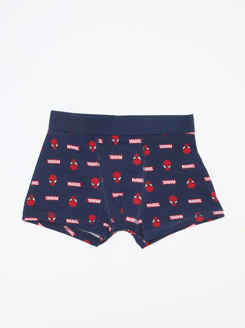 Set van 2 boxershorts 'Spider-man' Blauw - Kiabi