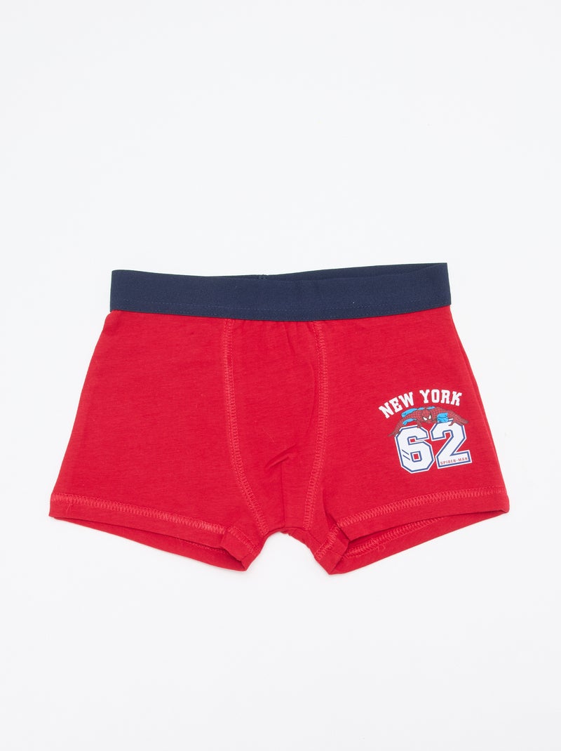 Set van 2 boxershorts 'Spider-man' Blauw - Kiabi