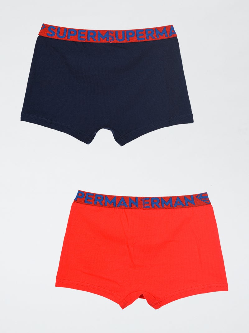 Set van 2 boxershorts 'Superman' GRIJS - Kiabi