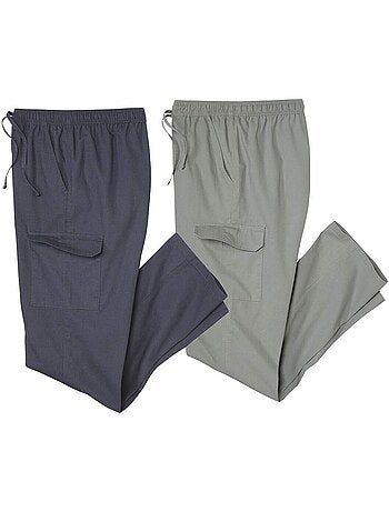 Set van 2 comfortabele cargobroeken - atlas for men