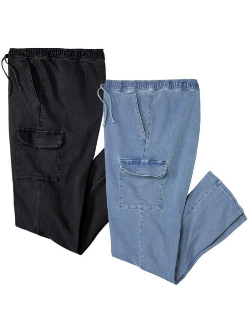 Set van 2 cargojeans - atlas for men - Kiabi